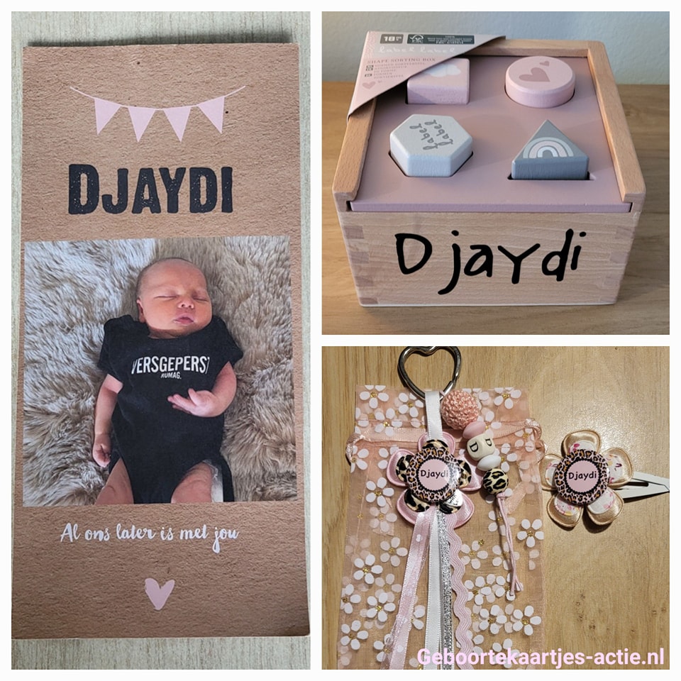 Persoonlijk presentje voor Djaydi