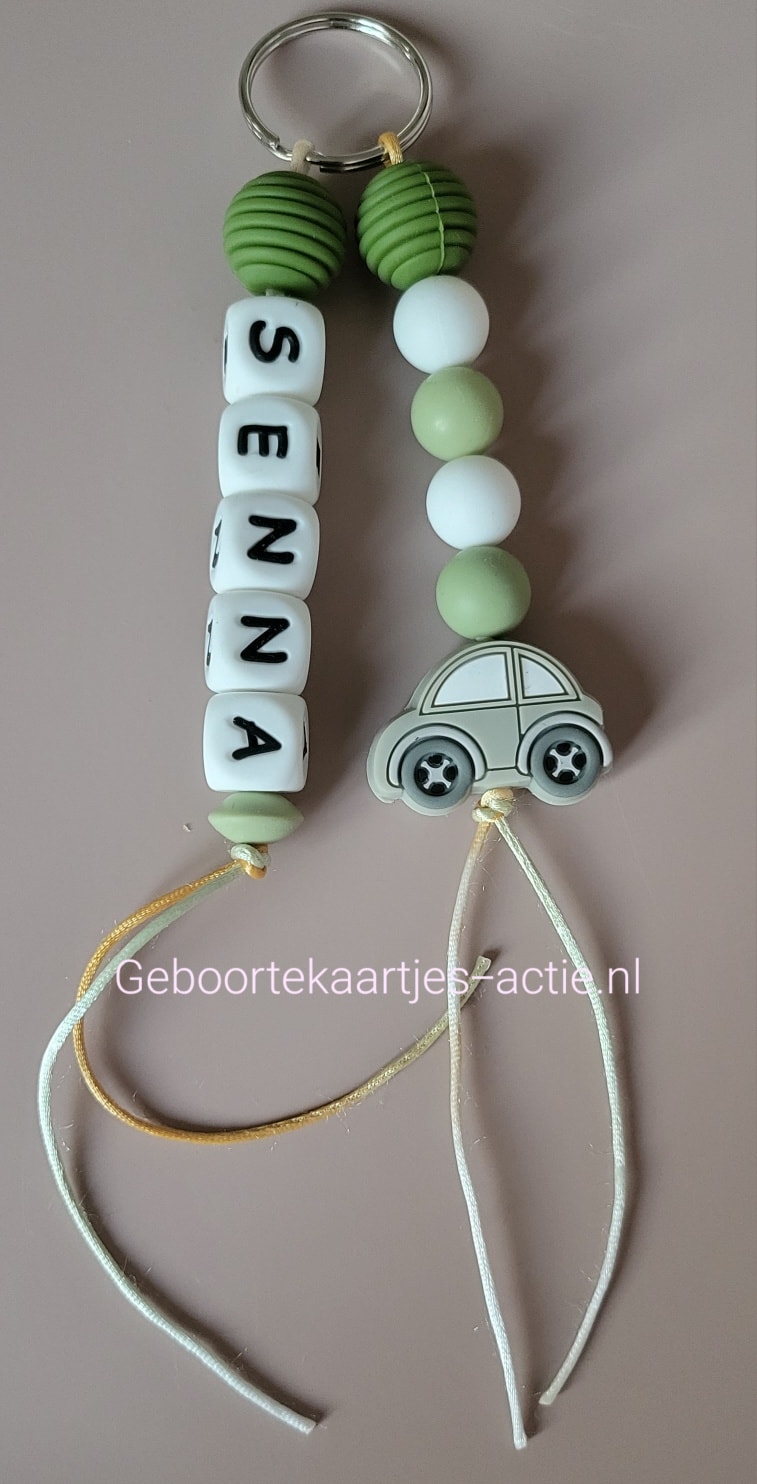 De volgende 2 naamsleutelhangers