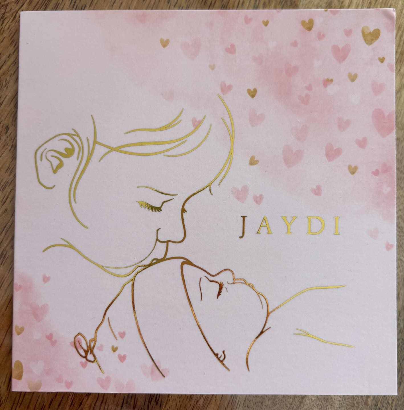 Geboortekaartje van Jaydi