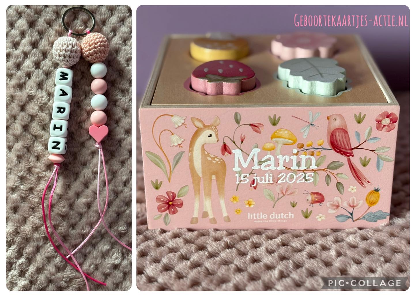 Presentje voor Marin