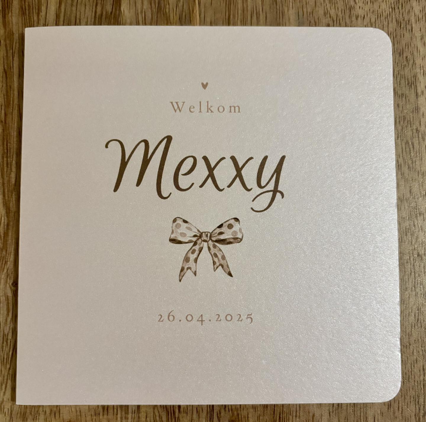 geboortekaartjes november 2025