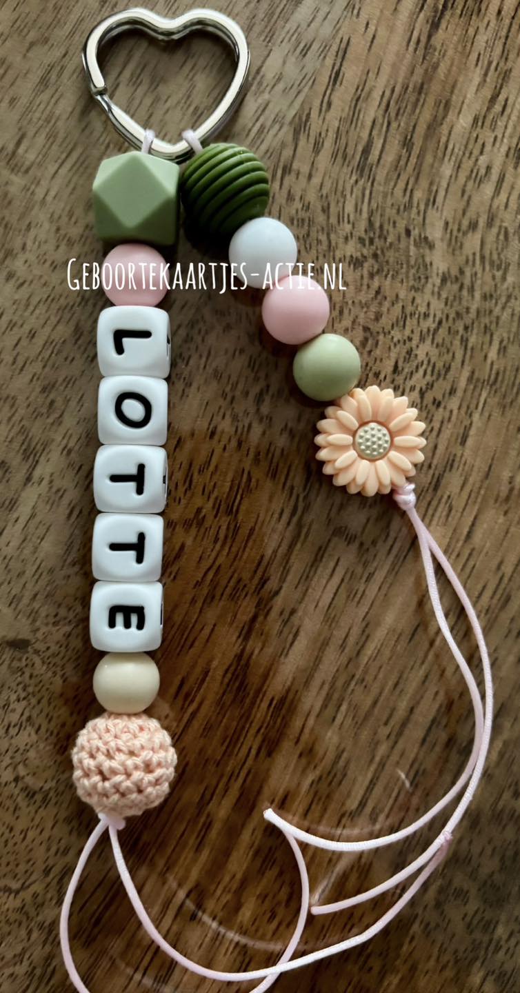 10 naamsleutelhangers