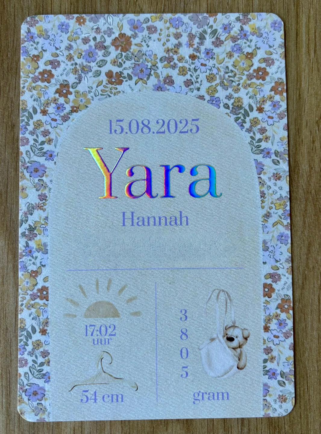 Ontvangen geboortekaartjes 17/1 - 13/2/26