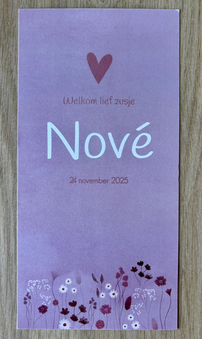 Ontvangen geboortekaartjes 17/1 - 13/2/26