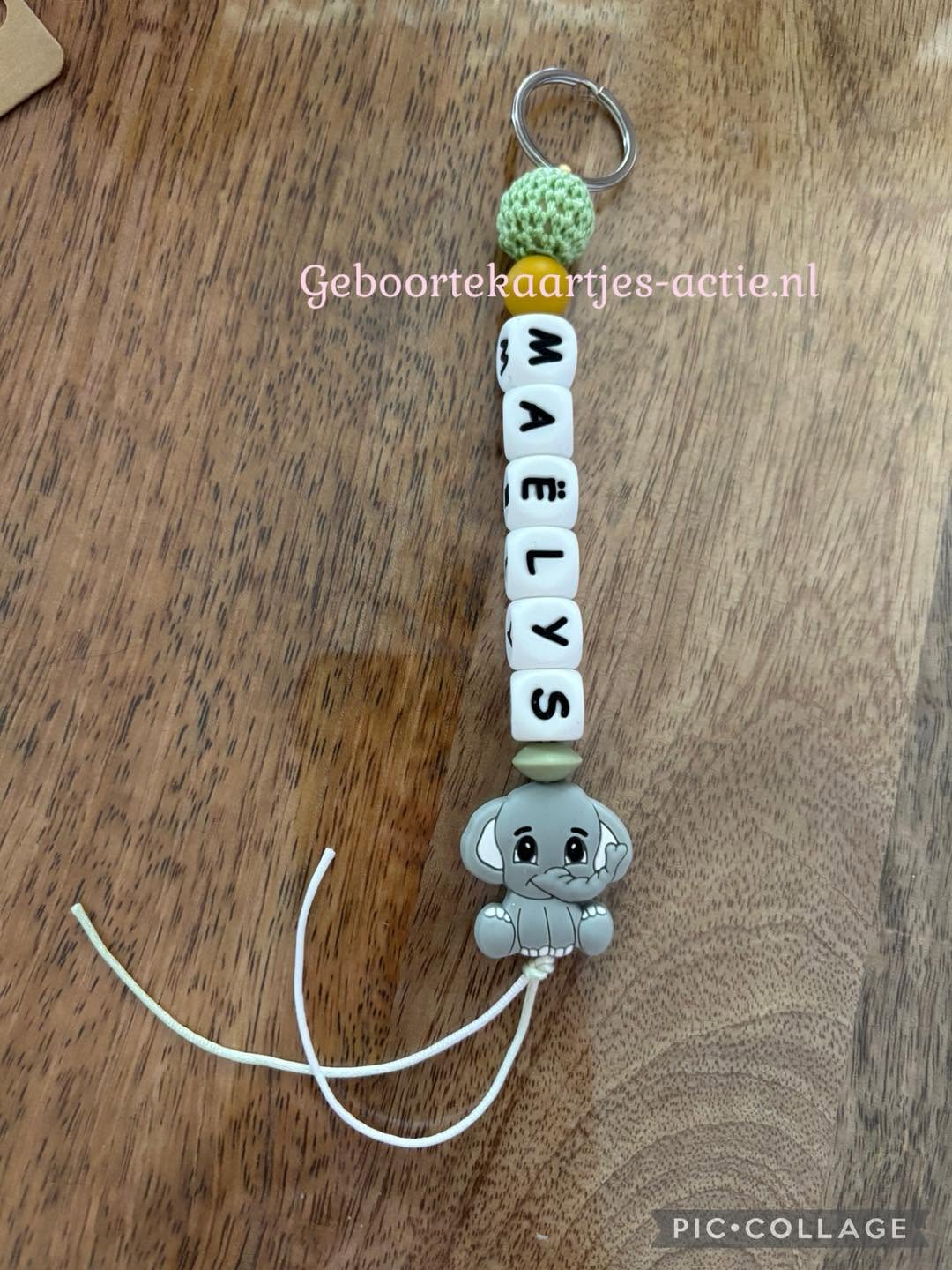 23/5 verzonden naamsleutelhangers