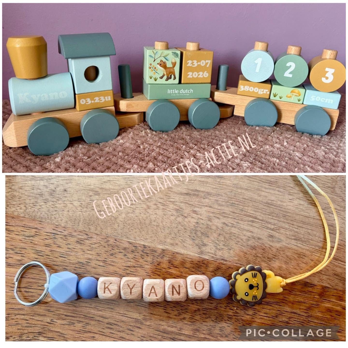 Presentje voor Kyano, geboren op 23/7/2026